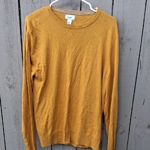 Old Navy Men's Mustard Crewneck Sweater